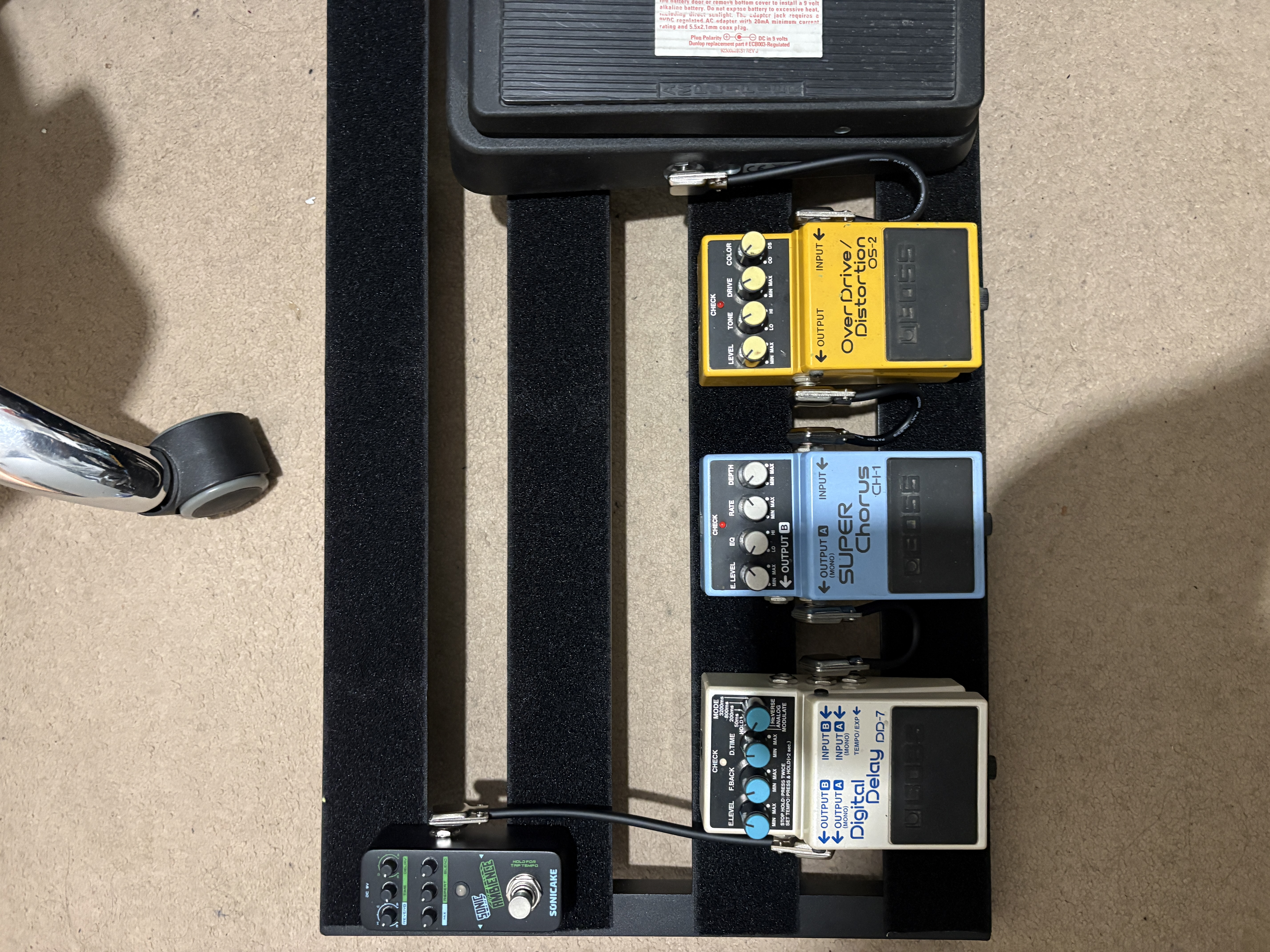 Pedal board build and wiring